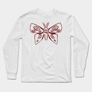 The All Seeing Moth Long Sleeve T-Shirt